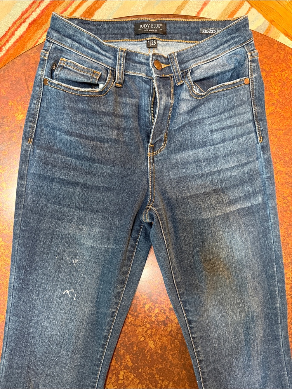 Judy Blue womens  Skinny Dark Wash Blue Jeans